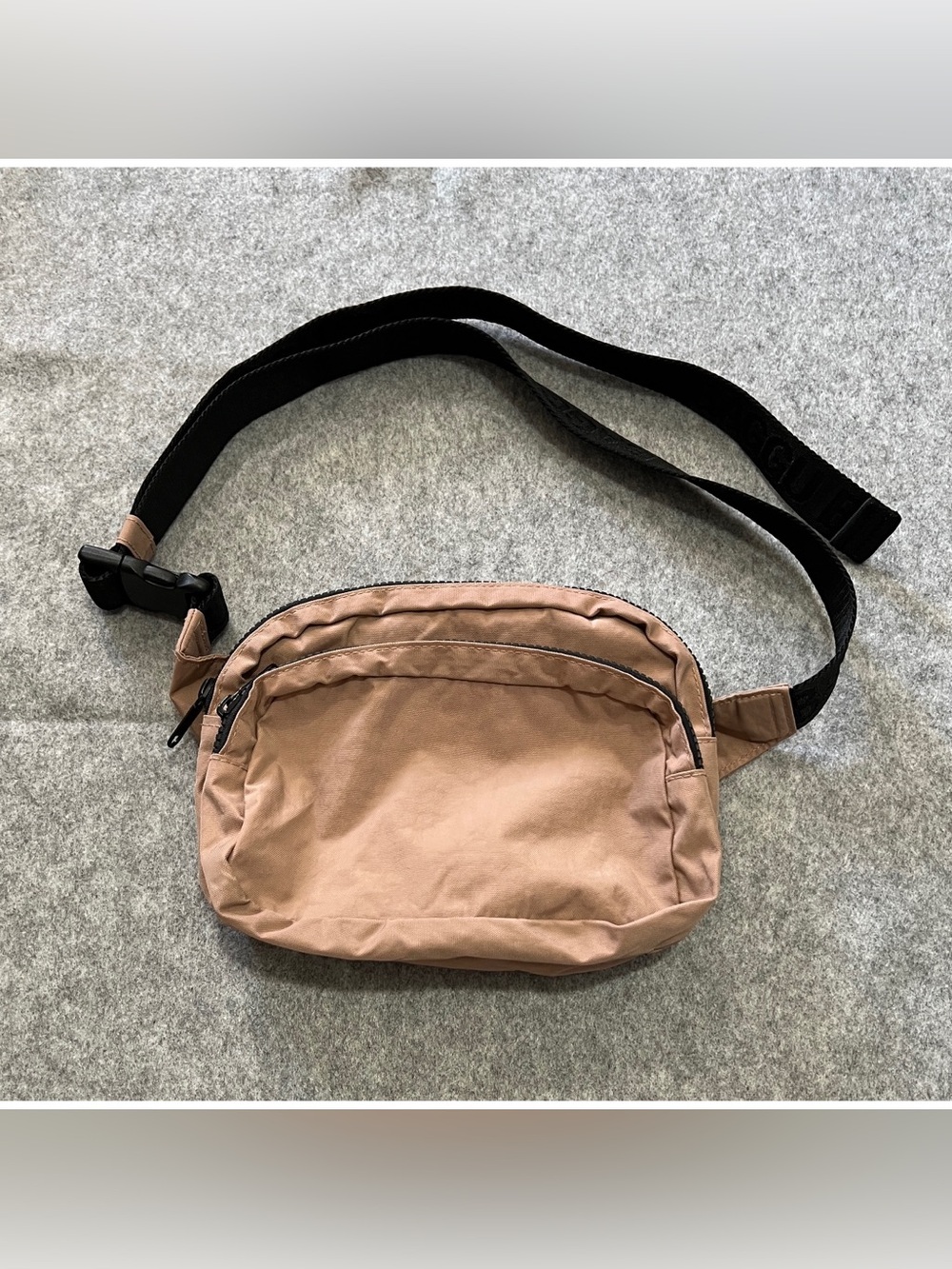 BAGGU fanny pack waist bag in cocoa